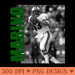 dan marino retro aesthetic fan art 80s - mug sublimation png