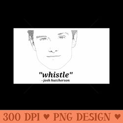 whistle josh hutcherson - high resolution png designs