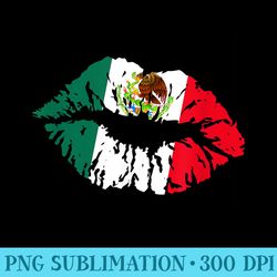 mexican kiss mouth flag t for mexican - png download design