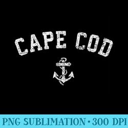 vintage cape cod t anchor nautical cape cod mass - png file download