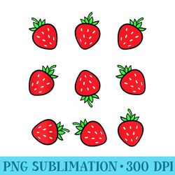 strawberry pattern fruit lover fruitarian berry strawberries - png download website