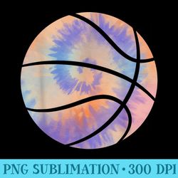 basketball tie dye colorful rainbow basketball player lover - png download