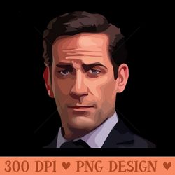 handsome michael scott - digital png downloads