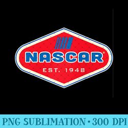 nascar - vintage established raglan baseball - printable png graphics