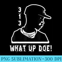 313 detroit what up doe african american man - unique sublimation png download