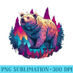 grizzly bear outdoor nature alaska hunting hiking - png design files