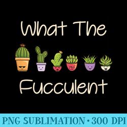 what the fucculent funny succulents gardening retro vintage - png file download