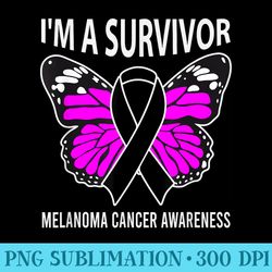im a survivor melanoma skin cancer awareness - png download gallery