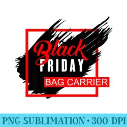 holiday shopping black friday bag carrier funny christmas gi premium - png download source