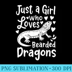 bearded dragon just a girl who loves bearded dragons - free transparent png download