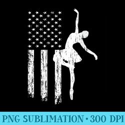 womens ballet america flag ballet dancer ballerina ballet flag - png download gallery