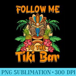 tiki bar - sublimation backgrounds png