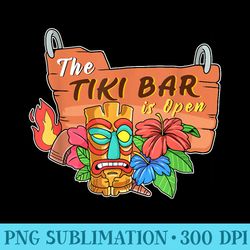 the tiki bar print island vacation - png clipart download