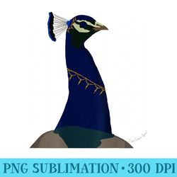 desi indian peacock graphic - shirt vector illustration