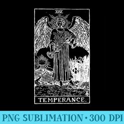 tarot cards temperance occult design - sublimation patterns png