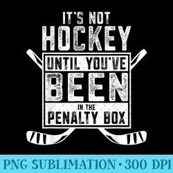 funny ice hockey player penalty box - digital png downloads - premium quality png artwork