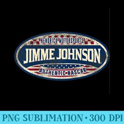 nascar - jimmie johnson - vintage raglan baseball - sublimation png designs