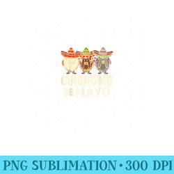 cincgnome cinco de mayo gnomes mexican gnome - printable png graphics