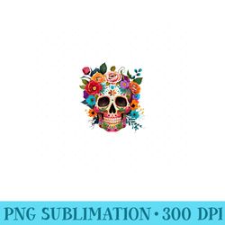 cinco de mayo sugar skull day of the dead mexican fiesta - unique sublimation patterns