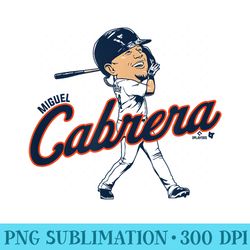 miguel cabrera caricature detroit baseball - printable png graphics