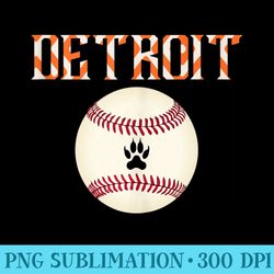 detroit baseball dress tiger scratch and giant ball - png clipart