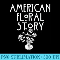 american floral story halloween florist funny horror parody - png templates