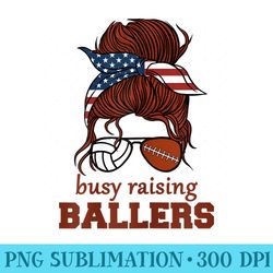 s volleyball and football mom usa busy raising ballers - png download database