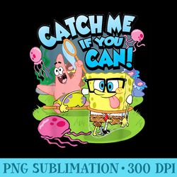spongebob squarepants catch me if you can - png download library