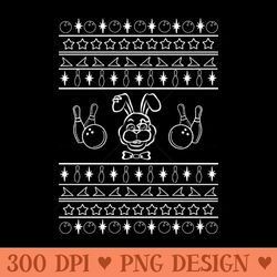 glamrock bunny ugly holiday - png download illustration