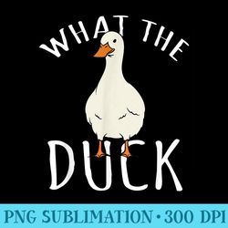 duck what the duck - png clipart download