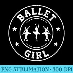 ballet retro vintage ballerina girl premium - png templates download