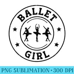 ballet retro vintage ballerina girl raglan baseball - png picture download