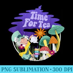 disney alice in wonderland mad hatter time for tea - high quality png files