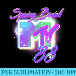 mtv spring break 88 airbrushed text - shirt image download