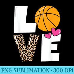 love basketball cute women girls basketball lover - png download resource