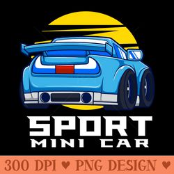 mini car sport - sublimation patterns png