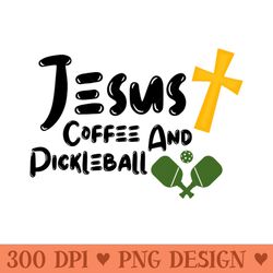 jesus coffee and pickleball - transparent png download