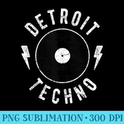 detroit techno music outfit vinyl electronic music - png graphics