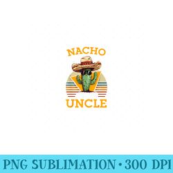 nacho average uncle funny mexican joke vintage cinco de mayo - unique sublimation patterns