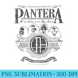 pantera official high noon premium - digital png artwork