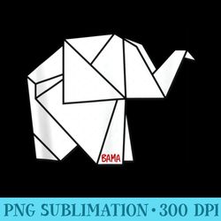 origami elephant bama - download png files