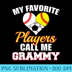 my favorite players baseball softball soccer grammy - png image download