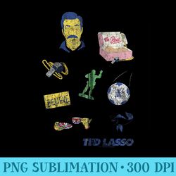 ted lasso icons poster - png download database