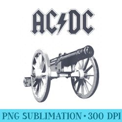 acdc cannon tie dye rock music band - high quality png download