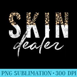 vintage skin dealer skincare esthetician leopard skin dealer - png download clipart