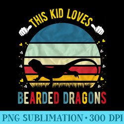 this loves bearded dragons and girls - high resolution png graphic