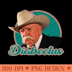 diabeetus wilford brimley vintage - shirt graphic resources