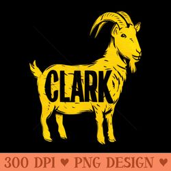 clark court goat - sublimation clipart png