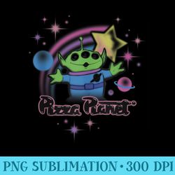 disney pixar toy story alien pizza planet airbrush - high resolution png designs