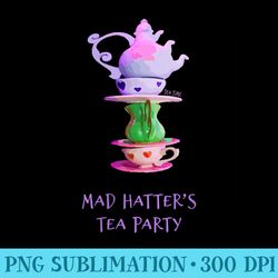 womens mad hatters tea party alice in wonderland - high quality png files